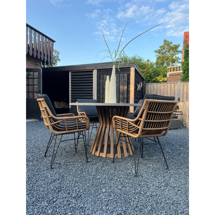Olivia 5-Piece Garden Furniture Set - Complete with Cushions