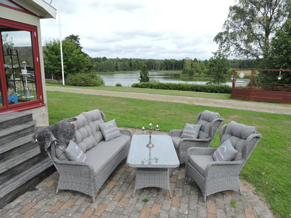 Grace Garden Set with Cushion Set - Elegant Outdoor Comfort