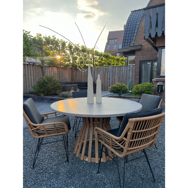 Olivia 5-Piece Garden Furniture Set - Complete with Cushions